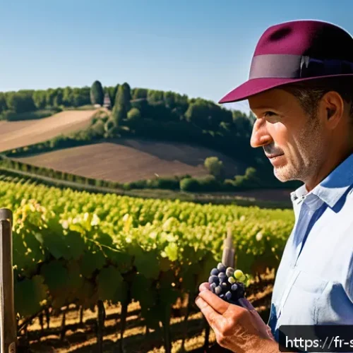 Home 33 소믈리에가 알아야 할 와인 빈티지 - A picturesque vineyard in Burgundy during a sunny summer day, showcasing rows of grapevines on grani...
